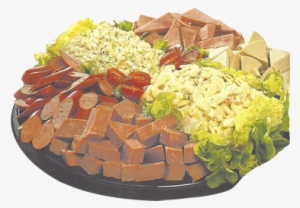 Cold Meat And Salad Platter - Scrambled Eggs