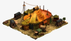 A Ss Colonialage Travellingcircus - Tent