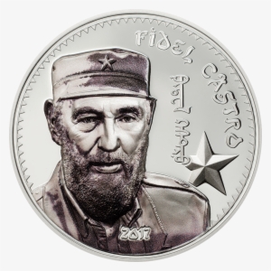 2017 1000 Togrog 1 Oz Pure Silver Coin - Fidel Castro Silver Coin