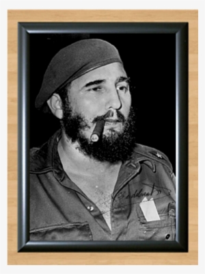 Fidel Castro Cuban President - Fidel Castro Cigar Smoking