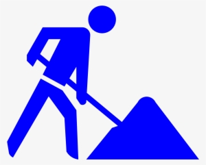 Open - Worker Icon Blue