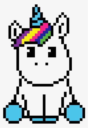 unicornio - pixel art unicorn kawaii