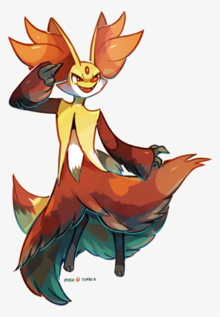 Pchsh Tumplr Pokémon X And Y Mammal Vertebrate Cartoon - Delphox Male