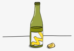 Illustration By Boy Bison - Glass Bottle