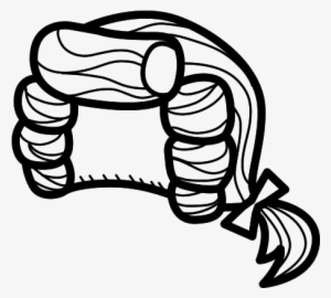 Wig Clipart Black And White