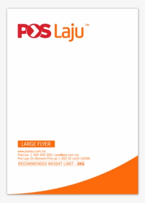 Picture Of Pos Laju Flyers Pack 10 - Pos Malaysia