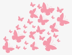 Borboletas Rosas Png