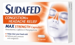 Sudafed® Congestion & Headache Relief Max Strength - Sudafed Headache And Congestion