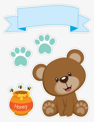 Paddington Bear Party, 3d Cards, Applique Patterns, - Osito Para Baby Shower