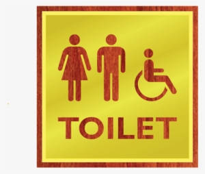 Picture For Category Restroom Signs - Ladies Toilet Signs With Arrow