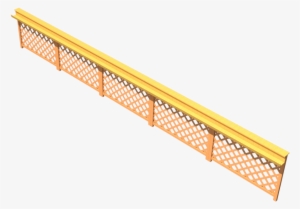 Baranda De 915mm Con Listones Diagonales En Ambos Sentidos - Handrail