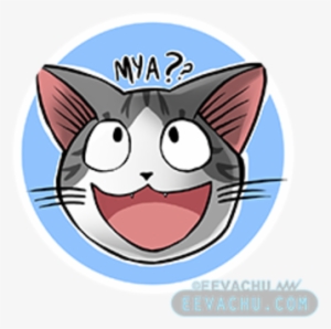 Chi's Sweet Home Button - Cat Yawns