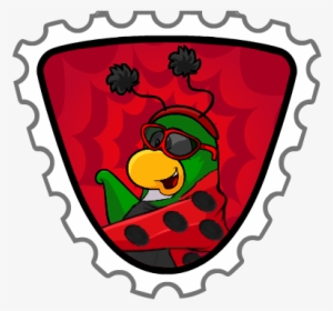 Red Stamp Crew 4 - Stamp Template Club Penguin