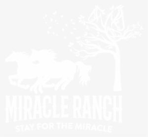 Miracle Ranch Logo White - Furry