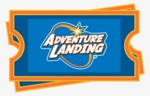 Adventure Landing Ticket - Adventure Landing Blanding Logo