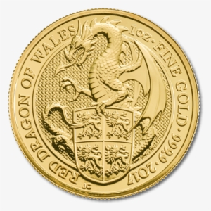Queen's Beasts Dragon Gold Coin - Dragon Of Wales Coin