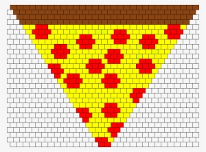 Pizza Bandana Bead Pattern - Pizza