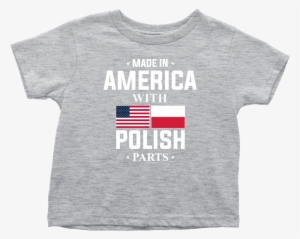 Made In America With Polish Parts Toddler Shirt - Polish Parts Tote Bag