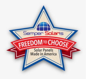 Freedom To Choose American Made Solar Panels - Semper Solaris