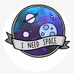 Need Space Sticker