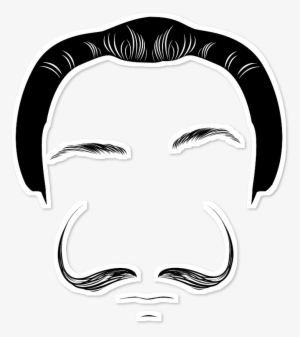 Adesivo Salvador Dali Moustache De Marcos Limana - Salvador Dali Face