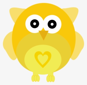 buho amarillo enamorado - yellow owl png
