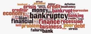 Banking, Creditor's Rights And Bankruptcy Word Cloud - Bankruptcy