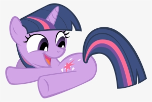 Filly Twilight Looking At Her Cutie Mark - Twilight Sparkle Filly