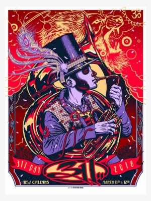 311 Day New Orleans Munk One Poster Artist Edition - 311 Day Munk One