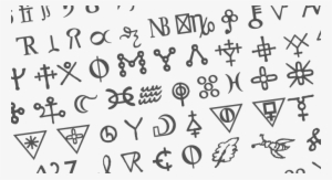 Photo Showing Some Symbols From The Newton Font - Sir Isaac Newton Symbol