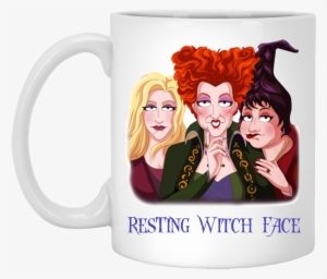 Sanderson Sisters Resting Witch Face Hocus Pocus Mug - Resting Witch ...
