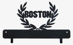 Boston Marathon Black Race Bib Display Holder - Marathon