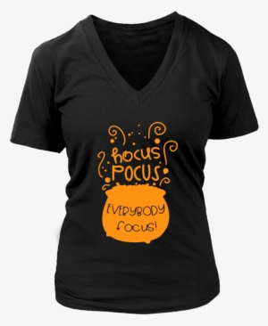 Hocus Pocus Everybody Focus Funny Halloween T-shirt