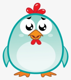 Chicken Emoji Messages Sticker-2 - Sticker