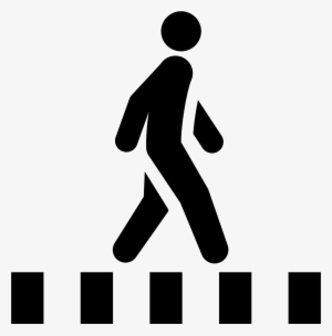 Open - Pedestrian Crossing Icon Png