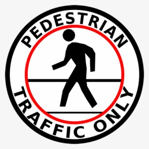 pedestrian traffic only floor sign - sarawak progressive democratic party