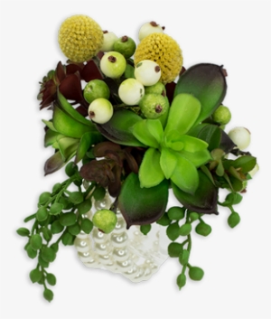 organic wrist corsage flower arrangement - corsage