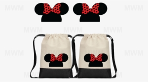 Lgbt Lesbian Matching Couples Cotton Canvas Drawstring - Mickey Mouse String Bag
