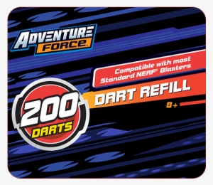 Adventure Force 200 Dart Refill - Adventure Force Af Exact Strike Dart Blaster