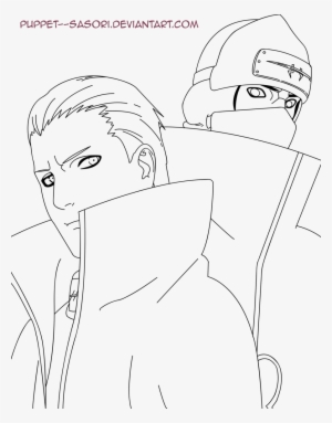 Hidan Akatsuki Drawing - Kakuzu Naruto Para Colorear