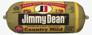 Jimmy Dean® Premium Pork Country Mild Sausage Roll, - Jimmy Dean Sausage Png