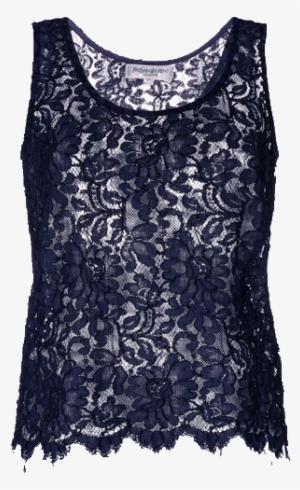 Yves Saint Laurent Vintage Lace Tank Top - Shirt