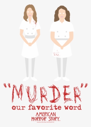 American Horror Story Murder Juniors V Neck T Shirt - American Horror Story Uncle Square Sticker 3" X 3"