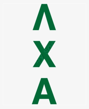 Sprf 003 Lxa 024wht Vertical Greek Letters Lambda Chi - Sign