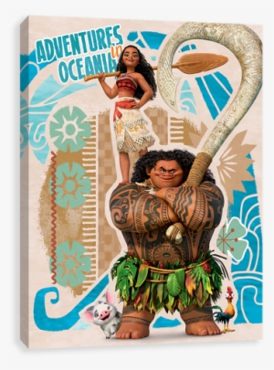 Adventures In Oceania - Vaiana - Vaiana & Maui Poster