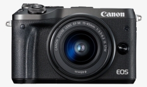 Canon Eos M6 - Canon Eos M6 Black + Ef-m 15-45mm Digital Camera