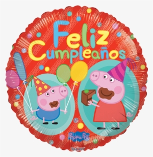 Globo Pepa Feliz Dia Rojo - Georges First Day At Playgroup By Ladybird