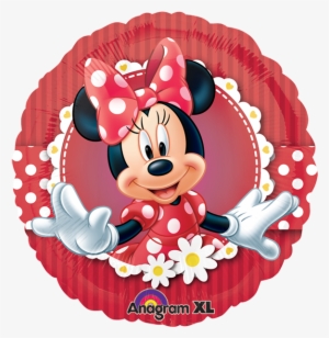 Globo Mad About Minnie - Minnie Mouse Happy Birthday Balloons