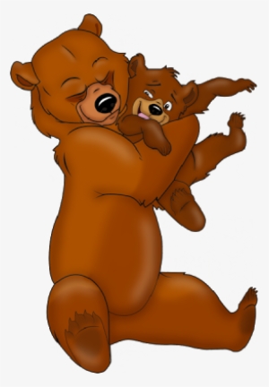 Clip Arts Related To - Mother And Baby Bear Cartoon