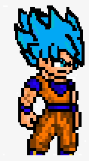 Ssgss Goku - Ssg Goku Pixel Art